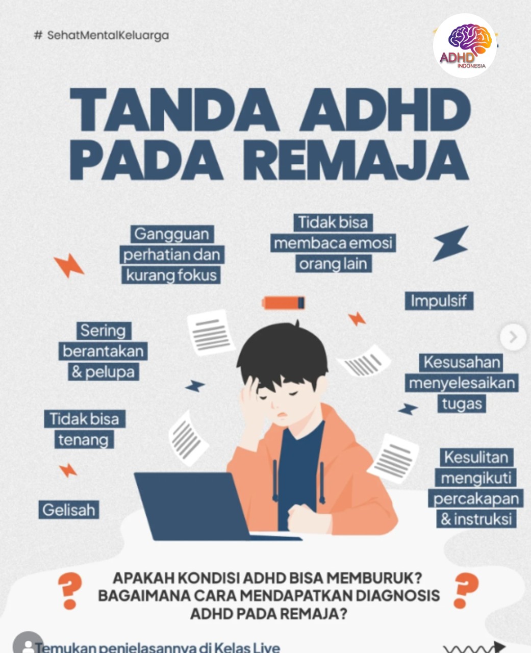 Screening ADHD Non-Diagnostik: Edukasi Awal bagi Orang Tua di Kabupaten Tangerang