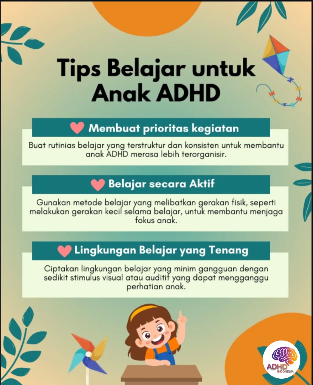 Strategi Belajar yang Cocok untuk Anak ADHD di Kabupaten Tangerang
